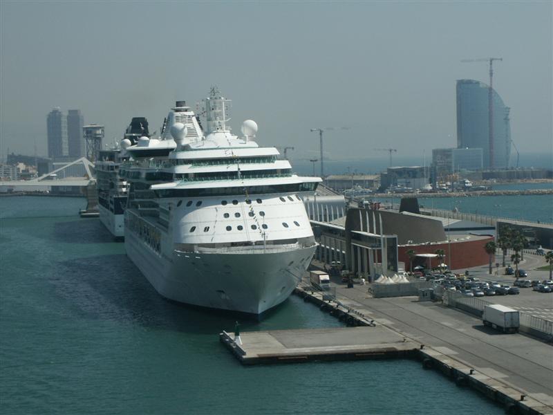Barcelona is a major player in the Med - where cruise ships will carry an estimated 3.6 million passengers in 2009