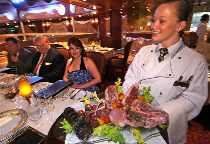 They still manage to continually push the envelope with regard to introducing new choices in cuisine, creative presentation, and interactive food programs for passengers. 