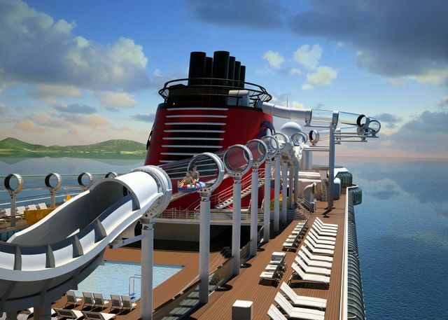 New to the Dream will be the world’s first shipboard water coaster ride – the Aquaduck