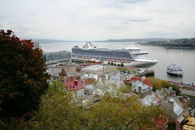 Weighing in at 116,000 tons gross tonnage, the Crown Princess is the largest member of the Princess Cruises fleet to visit the Port of Quebec. 