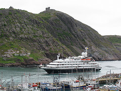 Travel Dynamics Clelia II was just one of several ships homeporting in St. John's in 2010