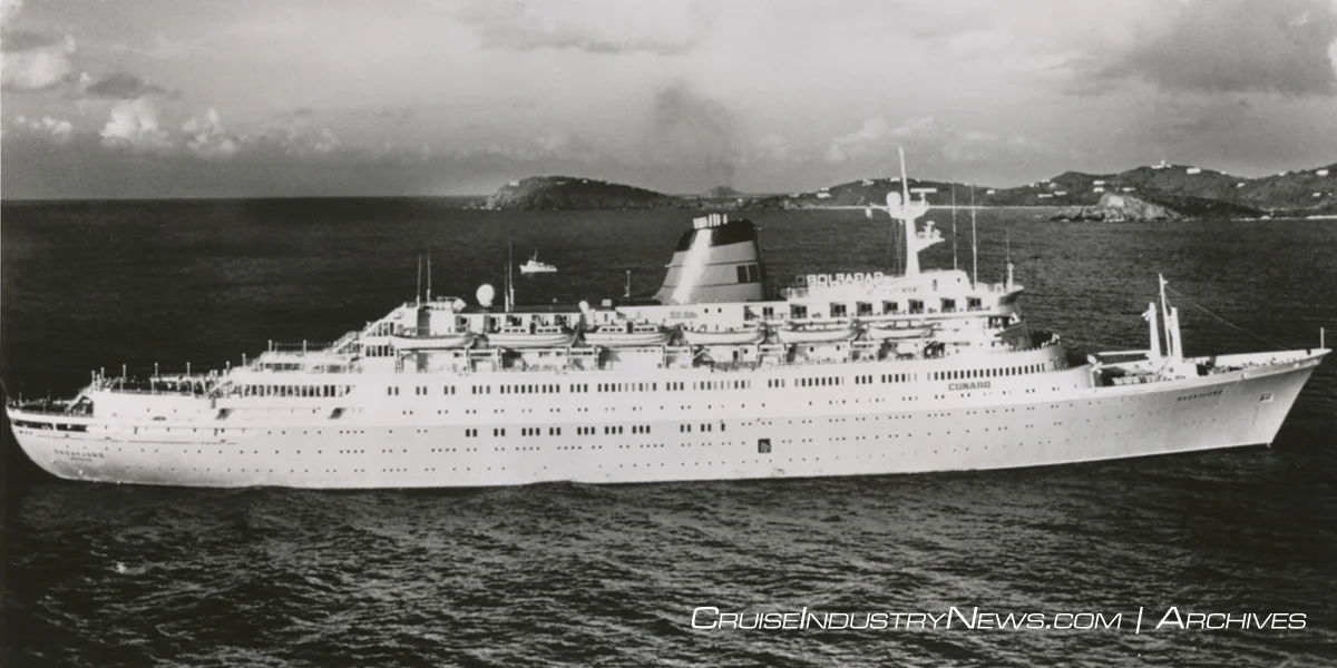 The Sagafjord sailed under the Cunard banner.    