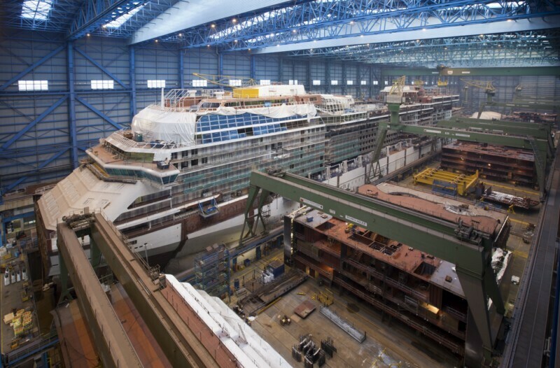 View all the cruise ships being built on our orderbook page!