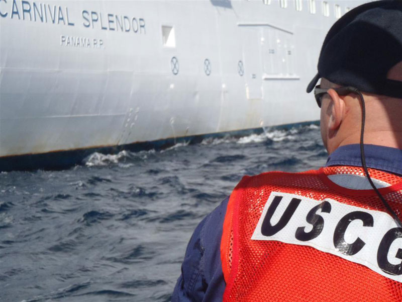 Coast Guard assists on the Carnival Splendor