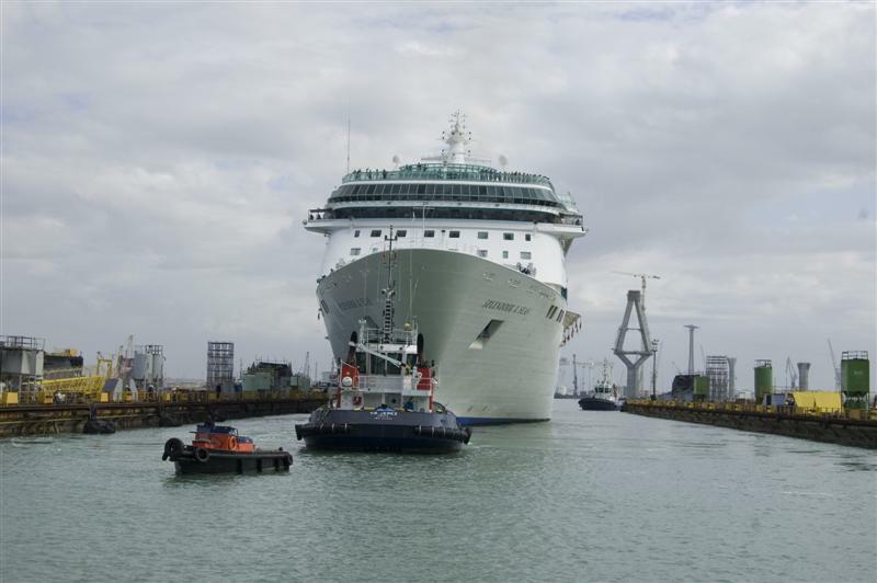 Splendour Drydocking at Navantia