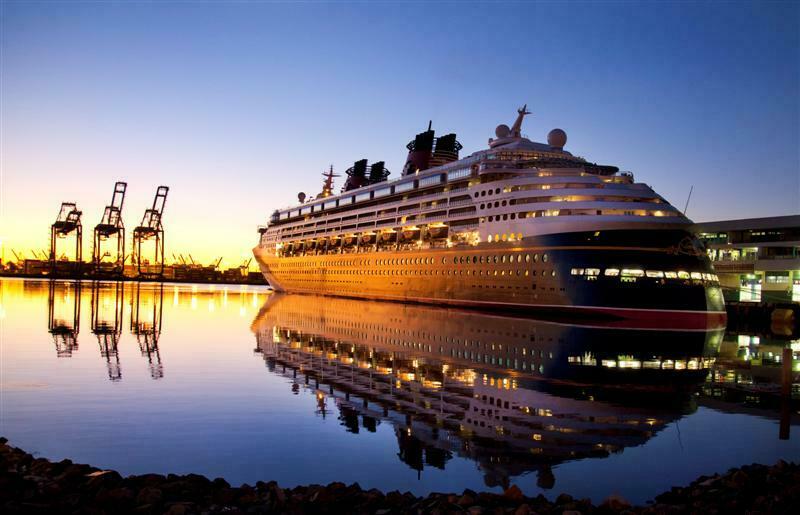 Disney Wonder berthed in Los Angeles