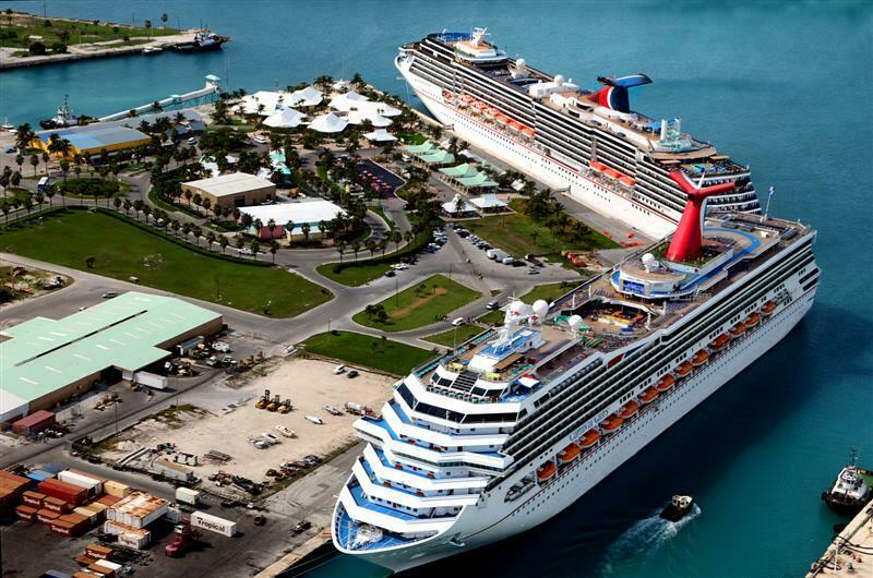 Carnival ships in Freeport