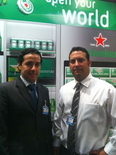 Ernesto Milan, Duty Free Sales Manager and Carlos Candeias, Global Account Manager 