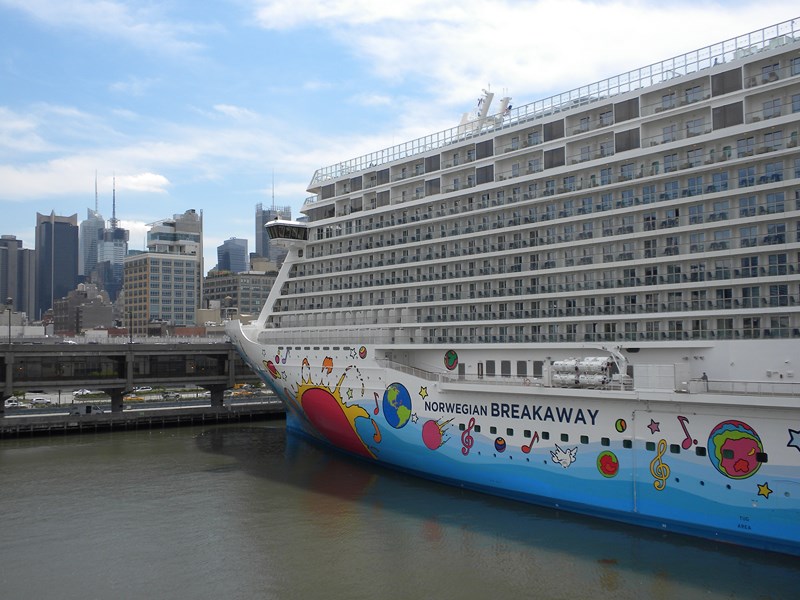 The Norwegian Breakaway is sailing from New York. (photo: Cruise Industry News)