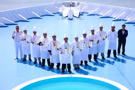 Led by Executive Chef, Saifol Iskandar Ikhsan, the chef team of SuperStar Libra won two gold, five silver and five bronze medals, and five diplomas in the 1st Battle of the Halal Chefs 2014.