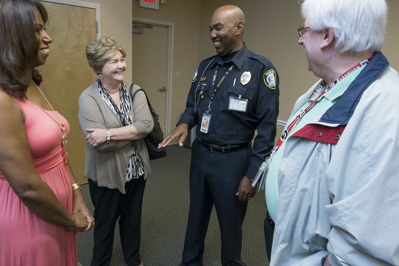 Stephen Stone with wife Nancy Stone, and Shelia Dalton and Mike Dalton of River City Security