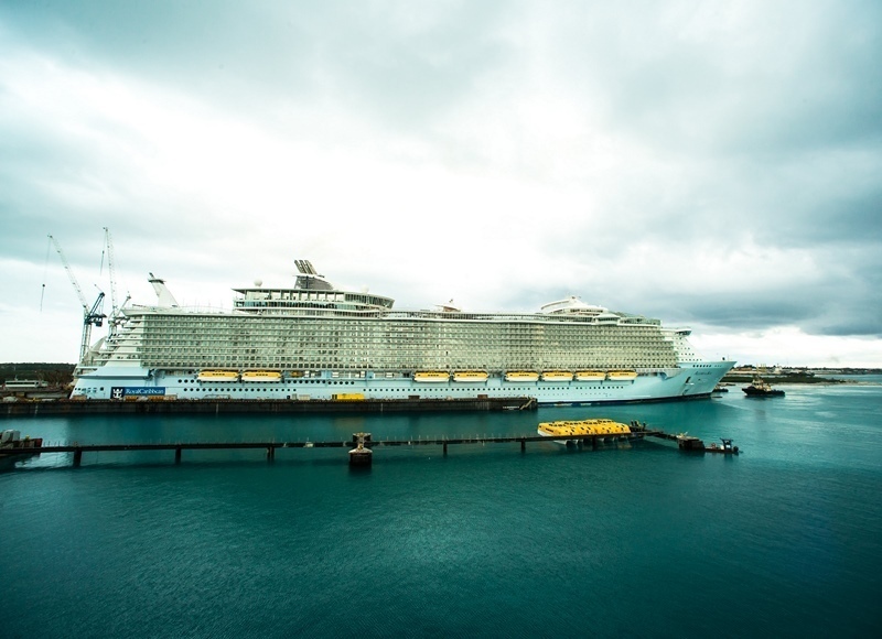 Allure of the Seas at Grand Bahamas Shipyard