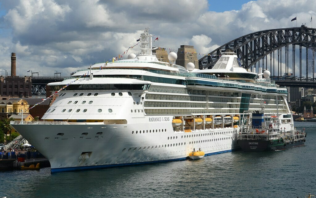 Royal Caribbean International in Sydney Harbor (photo: Clyde Dickens)