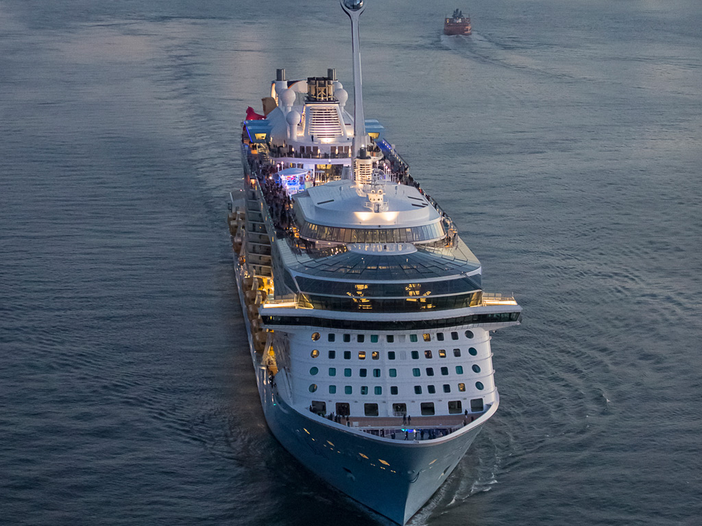 The Quantum of the Seas launched with scrubbers already installed