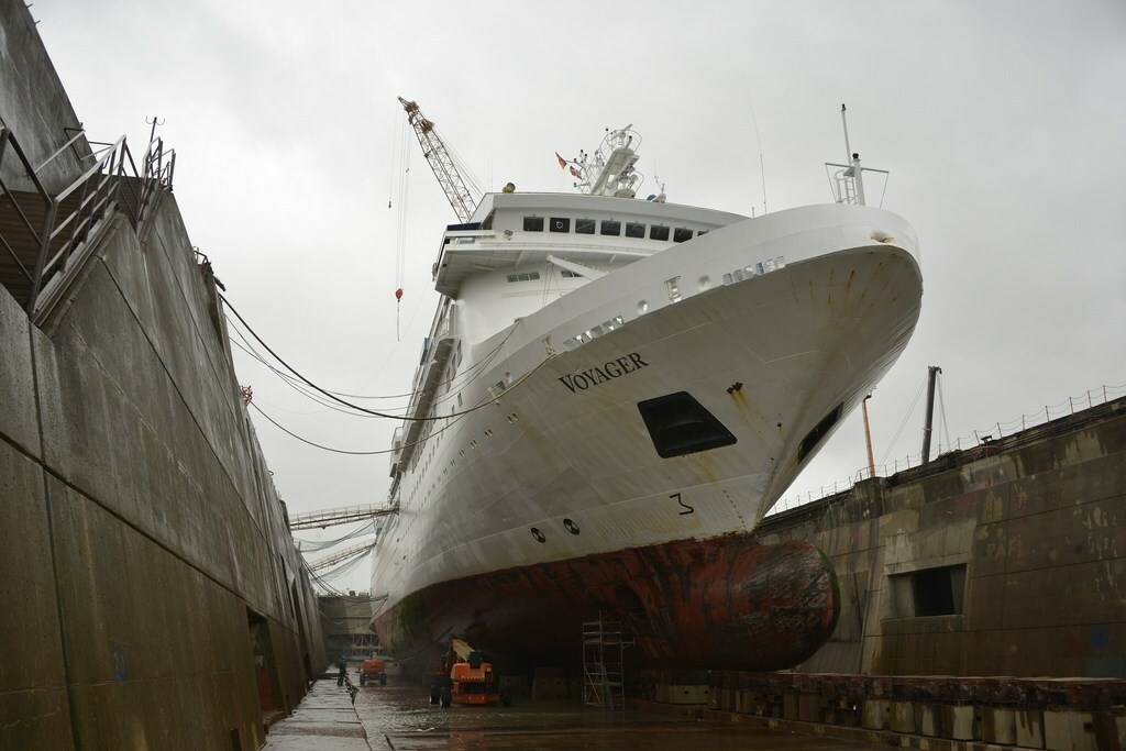 Voyager at Lloyd Werft
