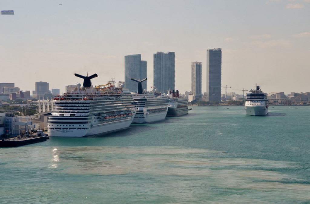 Florida ports lead the way, with Miami having the best numbers. (photo: Antonio Silva)