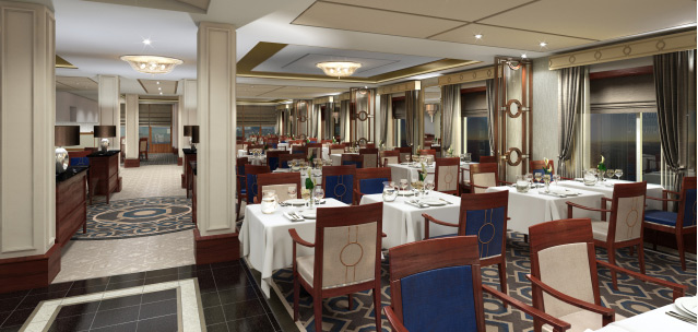 Princess Grill Restaurant Rendering