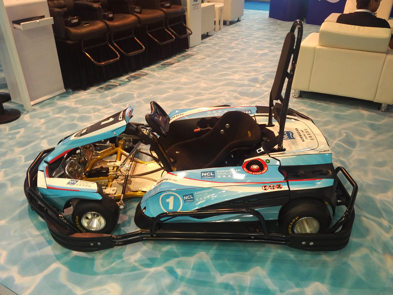 Norwegian Cruise Line go kart