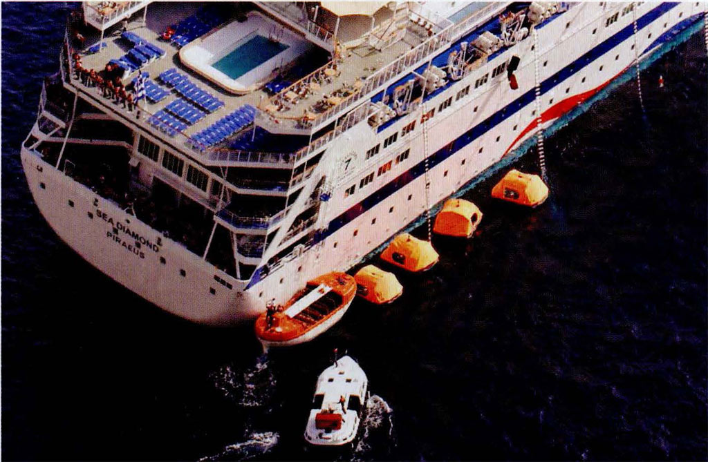 sea diamond cruise ship accident