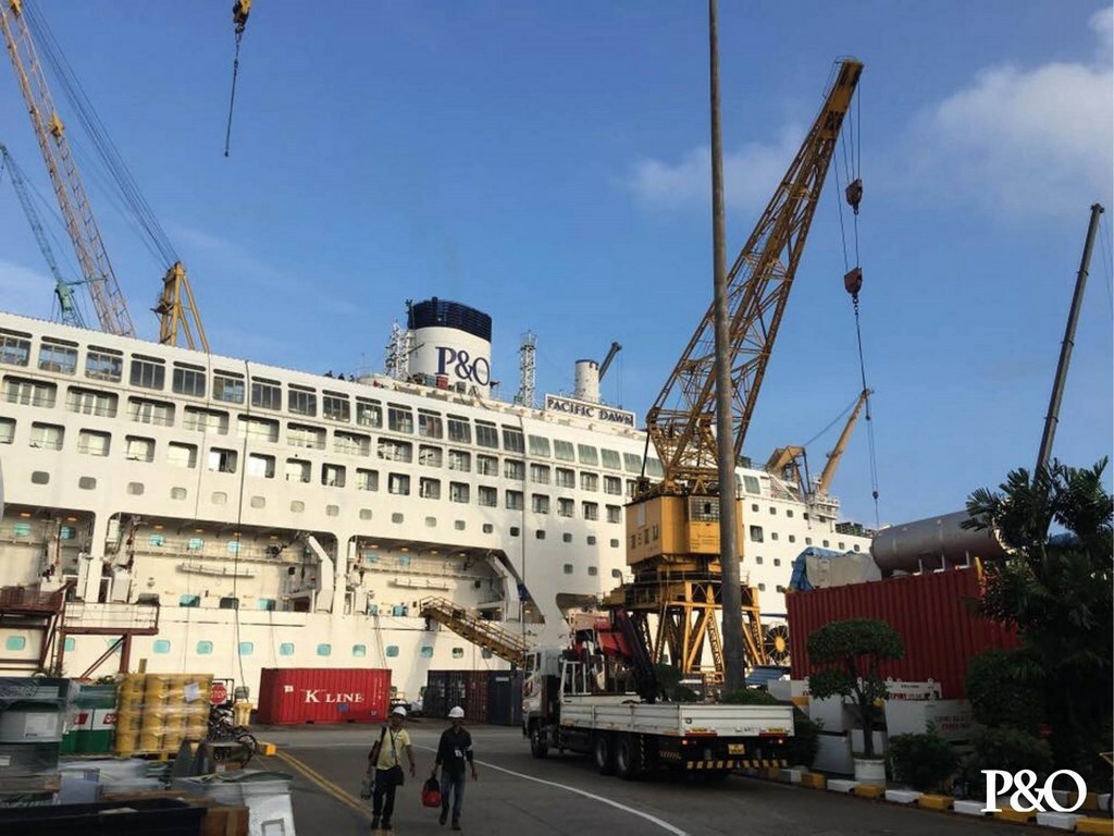 Pacific Dawn in Drydock