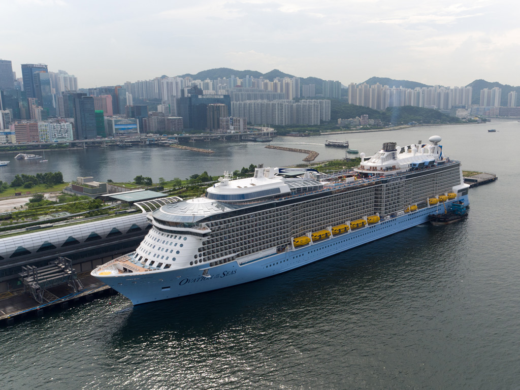 Ovation of the Seas in Hong Kong