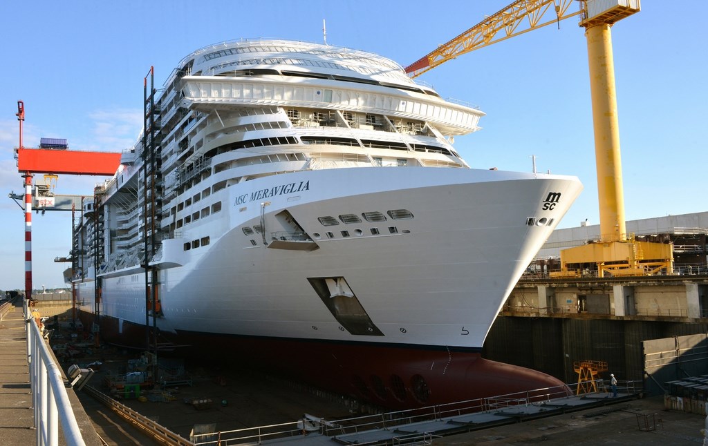 Meraviglia is the first of a new class of ships for MSC Cruises, Bellissima comes next, in 2019.