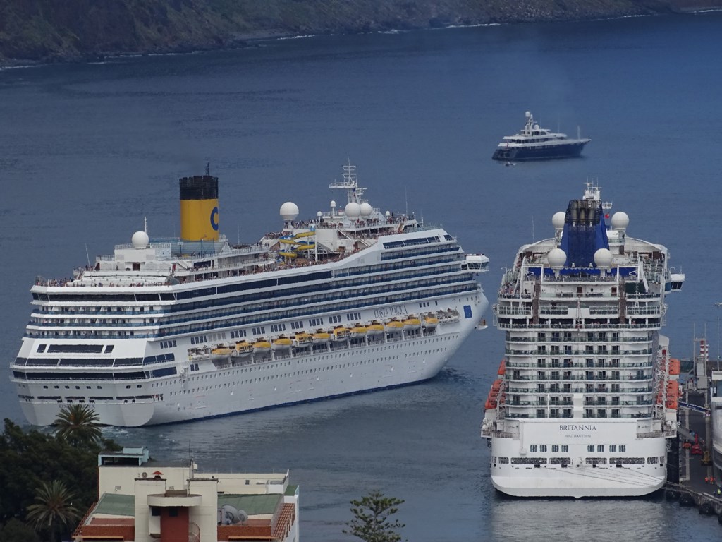 Costa and P&O Ships in Port
