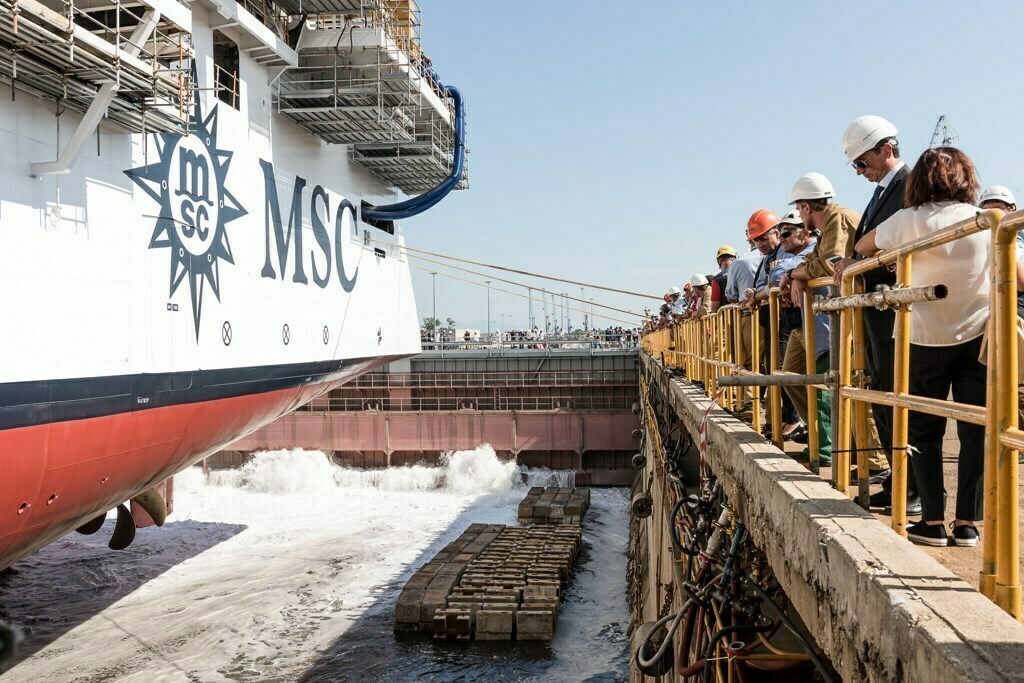 MSC Seaview Float Out