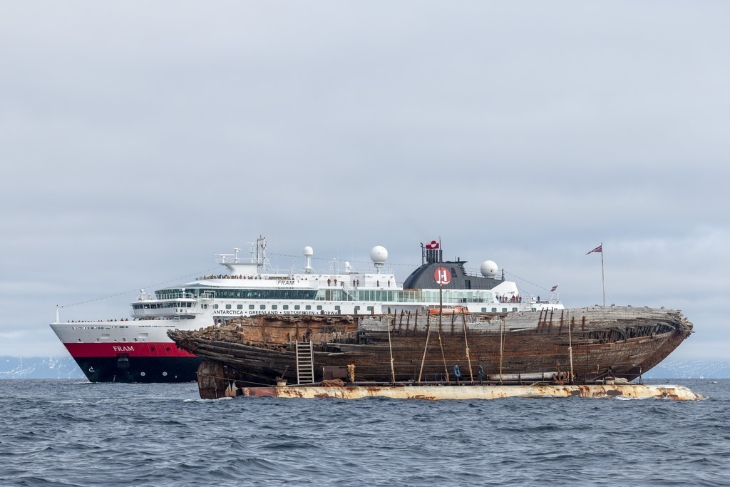 Fram meets Maud | Photo: ANDREA KLAUSSNER/Hurtigruten