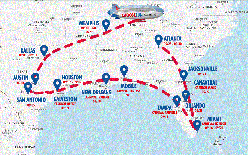 Carnival AirShip Flight Plans