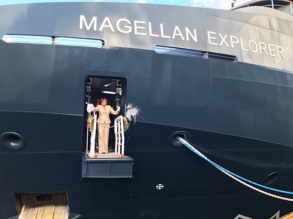 Magellan Explorer Christening