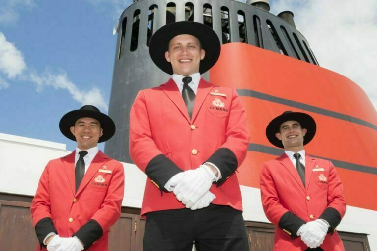 Cunard Marks Record Season Down Under with New Bell Boy Uniforms