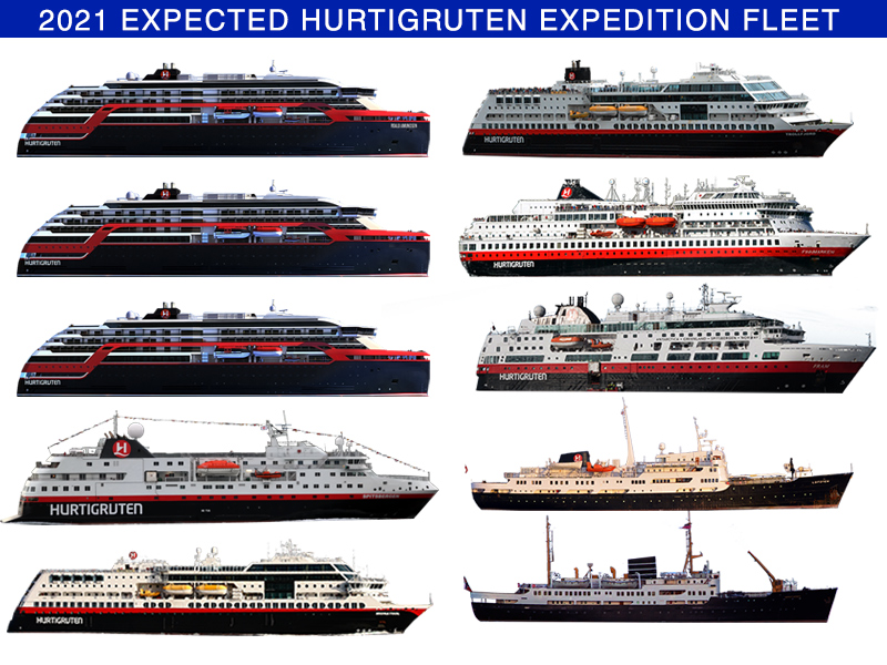 Hurtigruten Fleet
