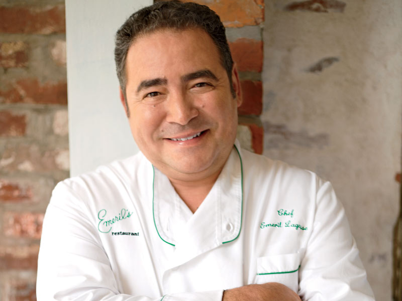 Chef and restaurateur Emeril Lagasse 
