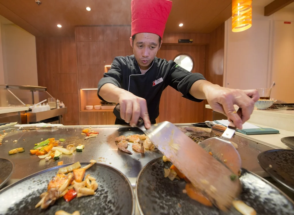 Teppanyaki has been a hit, but is restricted to newbuilds.