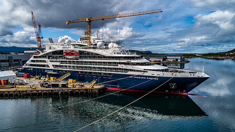 Le Jacques Cartier Delivered to Ponant Cruise Industry News