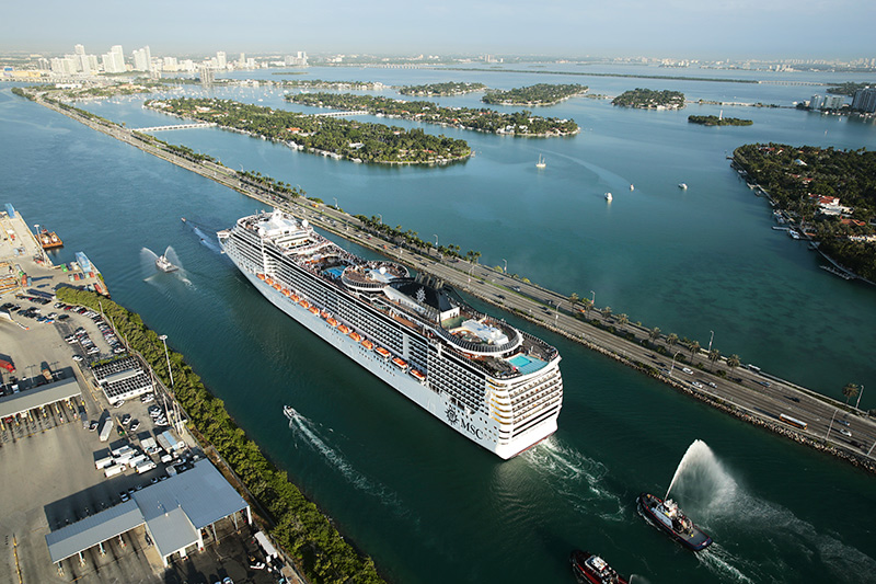 MSC Ship in Miami