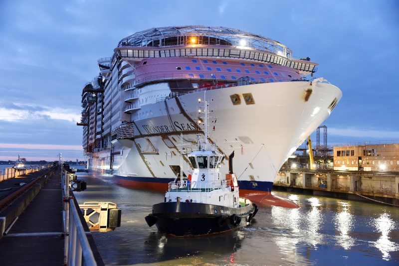 Wonder of the Seas (Photo: Bernard Biger – Chantiers de l’Atlantique)