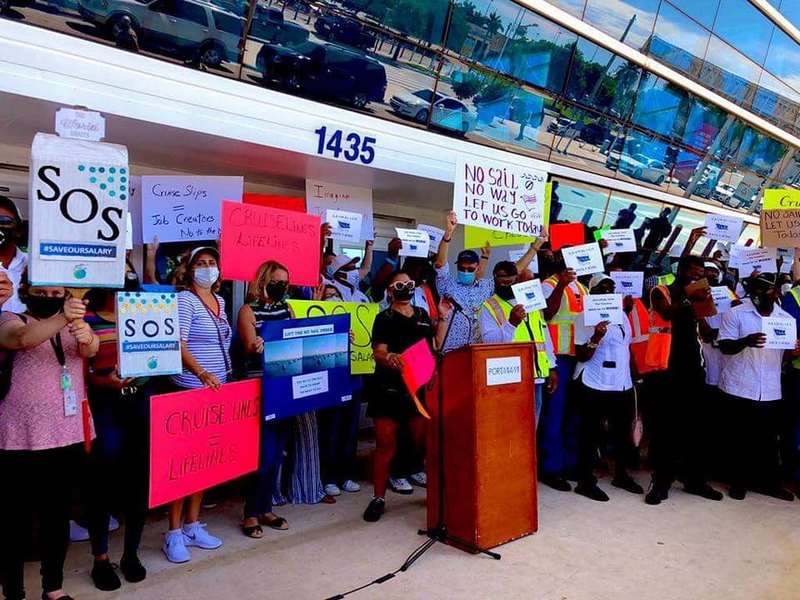 Protests at PortMiami
