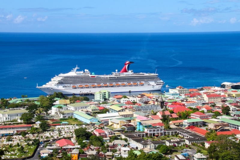Carnival Ship in St. Thomas