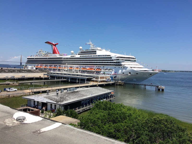 no more cruises out of charleston