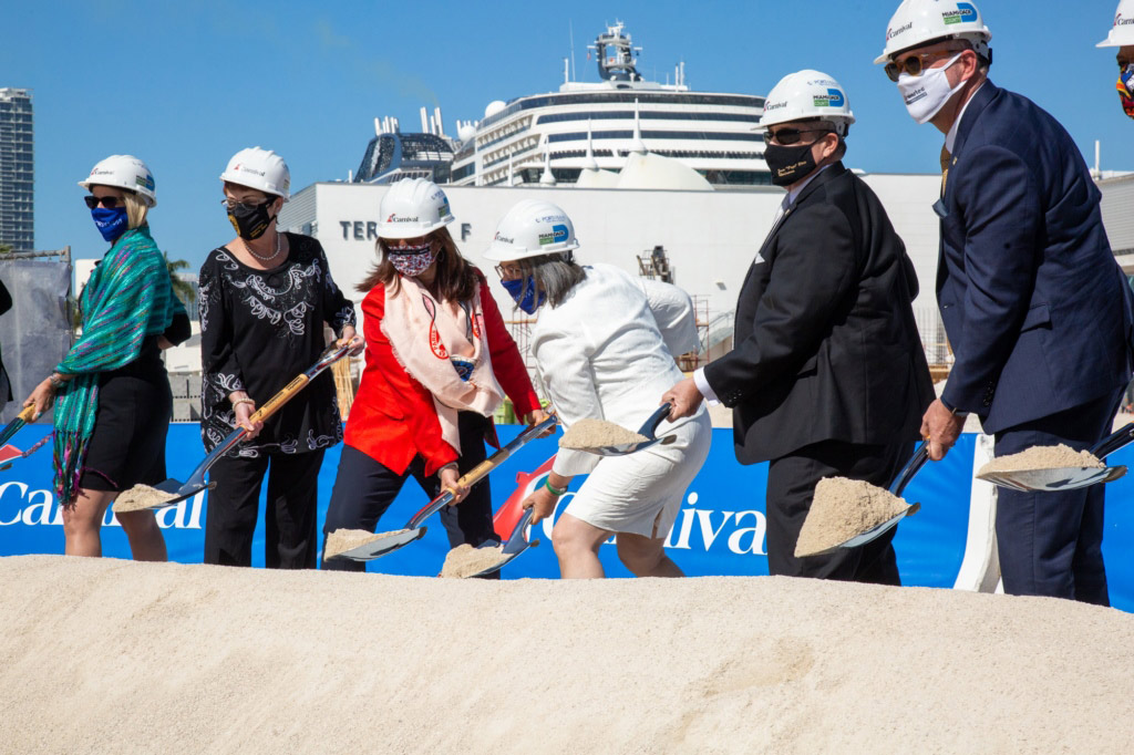 Ground Breaking at Terminal F