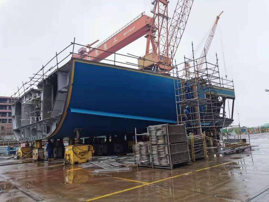Keel Laying for the Ocean Odyssey