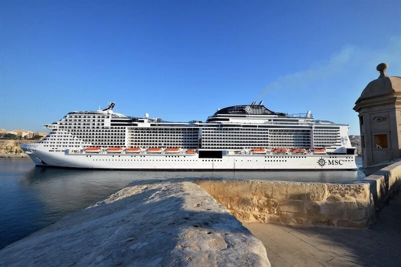 cruise liners statistics malta