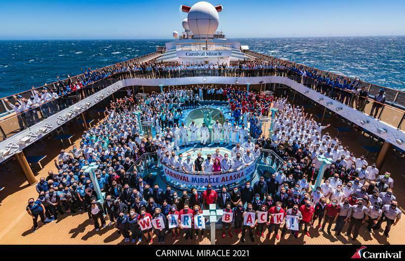 Carnival Cruise Line Begins Alaska Season as Miracle Sails from Seattle