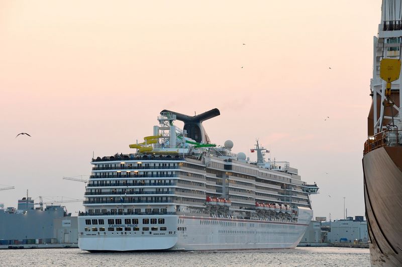 cruise ship revenue per year