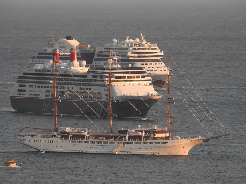 Three ships in Funchal