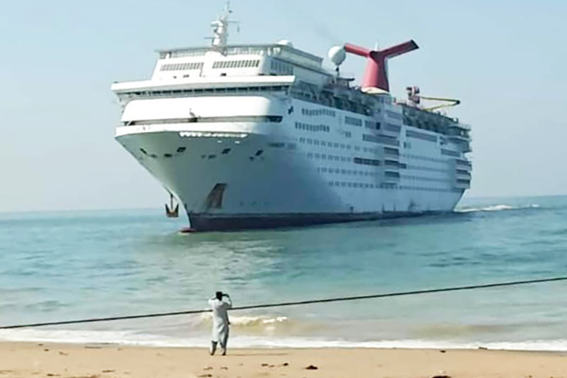 beaching cruise ships for scrap