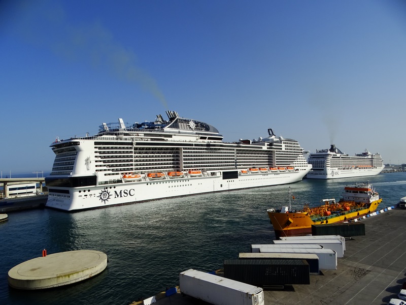 cruise ship's bow line snaps during mediterranean cruise