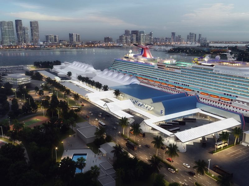 Carnival’s New Cruise Terminal in Miami to Open for Celebration Naming